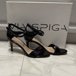 Via Spiga Black Low Heels